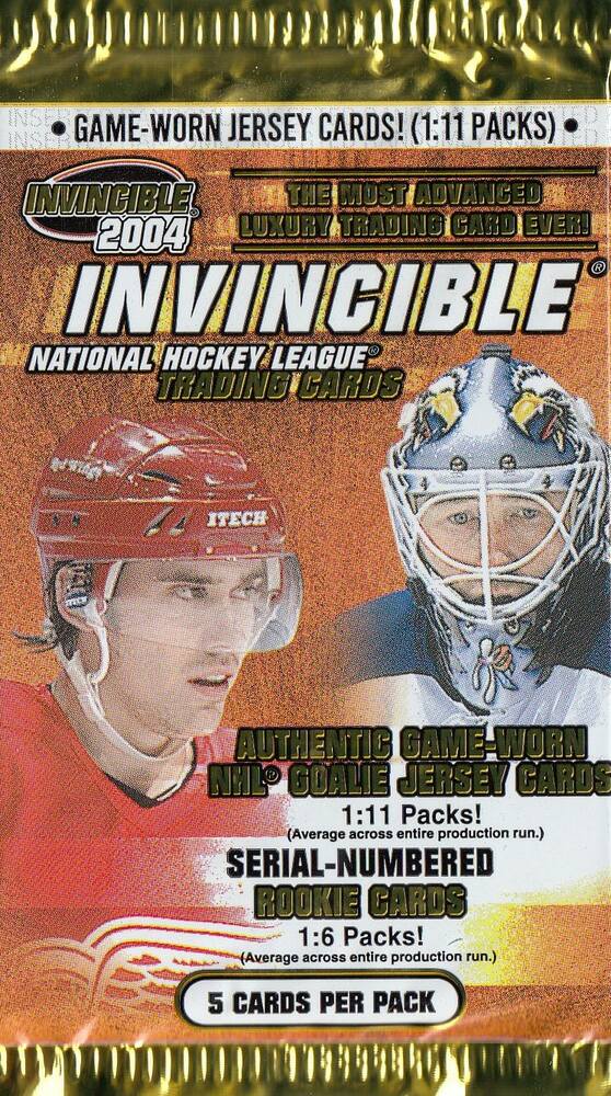 2003-04 Pacific Invincible Hockey HOBBY Balíček